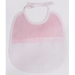BAVETTA NIDO D'APE + TASCA 19,5x18 CM  CONFEZ. 3 PEZZI